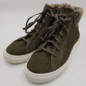UGG ALAMEDA MID ZIP HIGHTOP SHOES SNEAKERS OLIVE GREEN WOMENS US 11 /UK 9 /EU 42